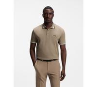 Polo BOSS Green Paddy manica corta marrone - S