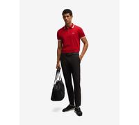 Polo Boss Green Paddy manica corta rosso intenso - S