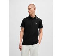 Polo Boss Green Paul manica corta nero puro - 3XL