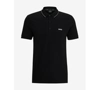 Polo Boss Green Paule Logo manica corta nero puro - S
