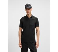 Polo BOSS Green Urban Tech manica corta nero puro - L