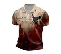 Polo Camicia Uomo Manica Lunga Shirt Quarti Simpatiche Invernale Contenitiva Nome Corsa Ai Fulmini Squalo Personaggi Bicolore Down Pelliccia Disclaimer Che Carta Shetland Aperti