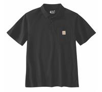 Polo Carhartt Midweight a maniche corte con taschino nera