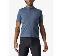 Polo Castelli Tech 2 manica corta blu acciaio chiaro - M