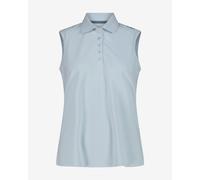 Polo CMP Mountain Hikes smanicato azzurro pastello donna - L