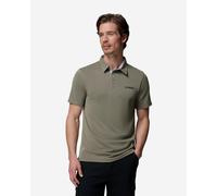 Polo Columbia Nelson Point manica corta verde grigiastro - L