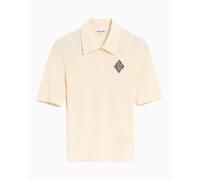 Polo con logo Slim Lacoste Retro per donna