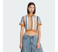 POLO CORTA ADIDAS ORIGINALS SUMMER GLOW STRIPED Rustic Orange XL