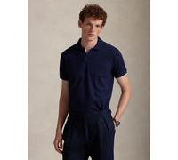 Polo Ralph Lauren - Polo in cotone pima blu navy con logo e vestibilità slim personalizzata con colletto Johnny 2XL