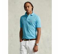 Polo custom slim fit, Pony Player ricamato Blu S Tinta unita