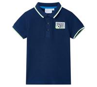 vidaXL Polo da Bambino Blu Marino 128