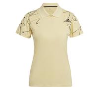 Polo da donna Adidas Club Tennis Graphic Polo Shirt - almost yellow - Giallo (XS)