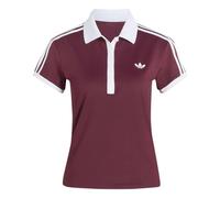 Polo da donna Adidas Tennis Classics - maroon - Rosso (M)