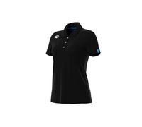 Polo da donna Arena Team Solid Noir M