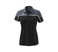 Erima „Change by Maglietta Polo, Donna, Black Grey/Slate Grey/Bianco, 42