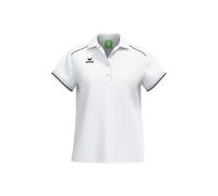 Erima Maglietta Polo Sportiva CMPT (2112545) Donna, Bianco/Nero, 38