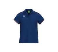 Erima Cmpt Short Sleeve Polo Blu 38 Donna