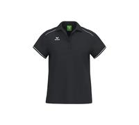 Erima Maglietta Polo Sportiva CMPT (2112538) Donna, Nero/Bianco, 40