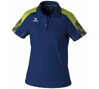 Erima Maglietta Polo Evo Star (1112420) Donna, New Navy/Lime, 44