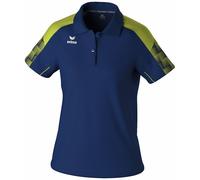 Erima Maglietta Polo Evo Star (1112420) Donna, New Navy/Lime, 44