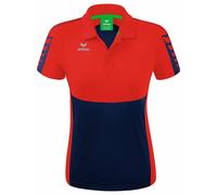 Erima Six Wings Short Sleeve Polo Rosso 38 Donna