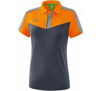 Erima Squad Short Sleeve Polo Arancione 34 Donna
