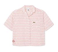 Polo da donna Lacoste Roland-Garros Edition Print - flour/briquette - Multicolore (XXS)