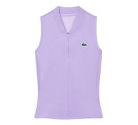 Polo da donna Lacoste Sleeveless Stretch Dual Fabric Tennis - purple - Viola (L)