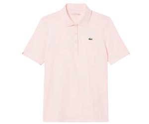 Polo da donna Lacoste Slim Fit UV Protect Stretch Golf - Rosa (XXS)