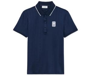 Polo da donna Lacoste Tennis Heritage Ultra Dry Stretch - navy blue - Blu (XS)
