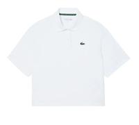 Polo da donna Lacoste Ultra Dry UV Protect Sport - white - Bianco (M)