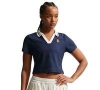 Polo da donna Nike Court Dri-FIT Cropped - midnight navy/sail - Blu (M)