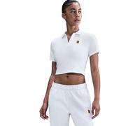 Polo da donna Nike Court Heritage Tennis - white - Bianco (XS)