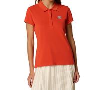 Polo da donna Roland Garros Basic Islande - clay - Arancione (XS)