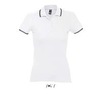 Polo da donna Sol's Practice Blanc XL