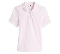 Polo da donna Tommy Hilfiger 1985 Slim Pique Short Sleeves - Rosa (M)