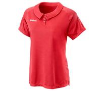Polo da donna Wilson Team II W - fiery coral - Arancione, Rosso (XS)