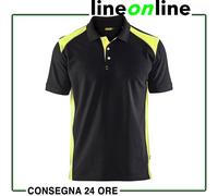 Polo da lavoro Blaklader 3324-Nero/Giallo-S