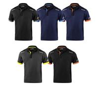 Sparco polo tech Toledo in cotone e poliestere con strisce riflettenti su manica