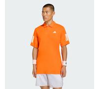 Polo da tennis da uomo Adidas Club Tennis 3-stripes - pure orange - Arancione (M)