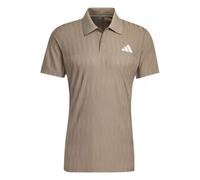 Polo da tennis da uomo Adidas Climacool+ Airchill Freelift - khaki six - Beige (M)