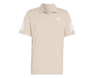 Polo da tennis da uomo Adidas Club 3-Stripes - khaki three - Beige (L)