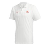 Polo da tennis da uomo Adidas Freelift ENG M - white/scarlet - Bianco (S)