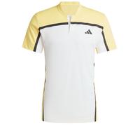 Polo da tennis da uomo Adidas Heat.Rdy FreeLift Pro - white/orange/black - Bianco (S)
