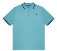 Polo da tennis da uomo Australian Open Zip Player - Blu (XL)