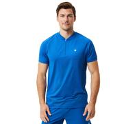 Polo da tennis da uomo Björn Borg Ace Performance Zip - classic blue - Blu (L)