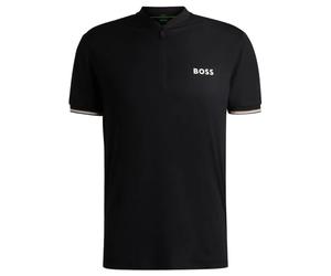 Polo da tennis da uomo BOSS Active Slim Fit - Nero (S)
