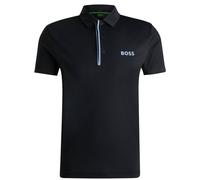 Polo da tennis da uomo BOSS Paddy Shirt In Quick-Dry Ribbed Fabric - Blu (XXL)