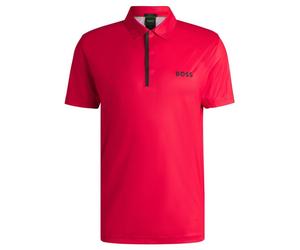 Polo da tennis da uomo BOSS Paddytech Pro - Rosso (XL)