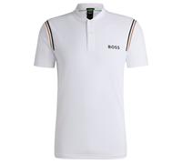 Polo da tennis da uomo BOSS Pariq MB - Bianco (XXL)